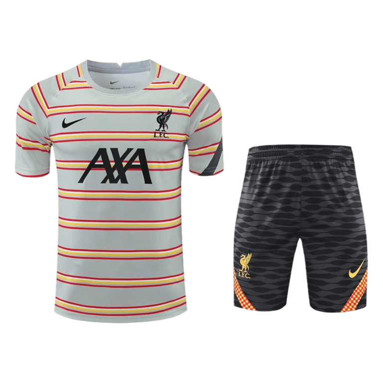 Men's Liverpool Training Soccer Jersey Kit (Jersey??) 2021/22 - Best Soccer Jersey - 2