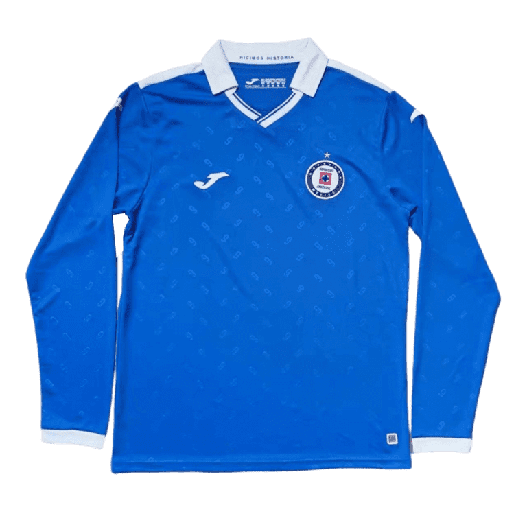 Men's Replica Cruz Azul Long Sleeves Soccer Jersey Shirt 2021/22 - Best Soccer Jersey - 1