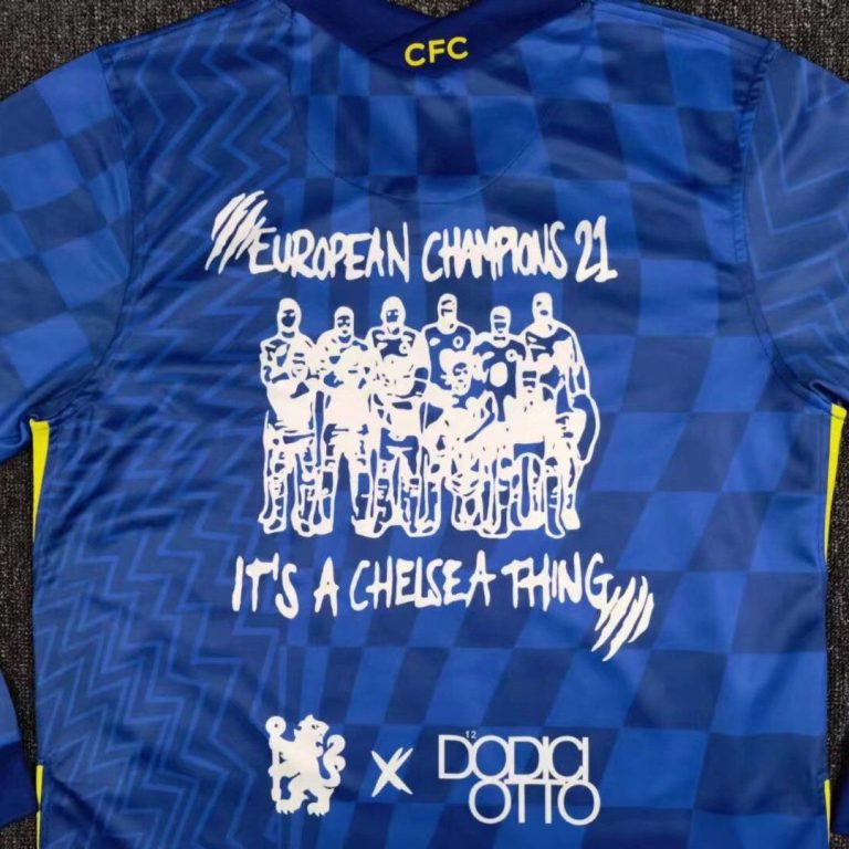Men's Replica Chelsea Home Long Sleeves Soccer Jersey Shirt 2021/22 - Best Soccer Jersey - 7
