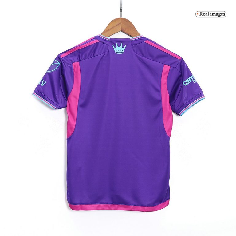 Kids Charlotte FC Away Soccer Jersey Kit (Jersey+Shorts) 2023 - Best Soccer Jersey - 3