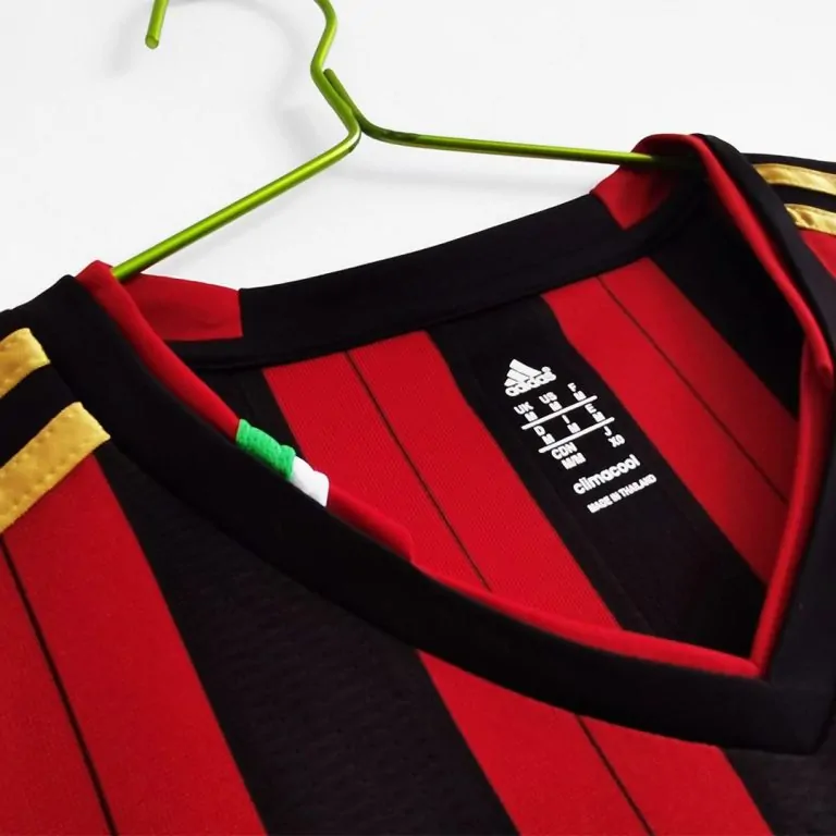 Men's Retro 2013/14 AC Milan Home Soccer Jersey Shirt - Best Soccer Jersey - 3