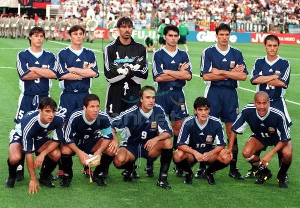 Men's Retro 1998 World Cup Argentina Away Soccer Jersey Shirt - Best Soccer Jersey - 14
