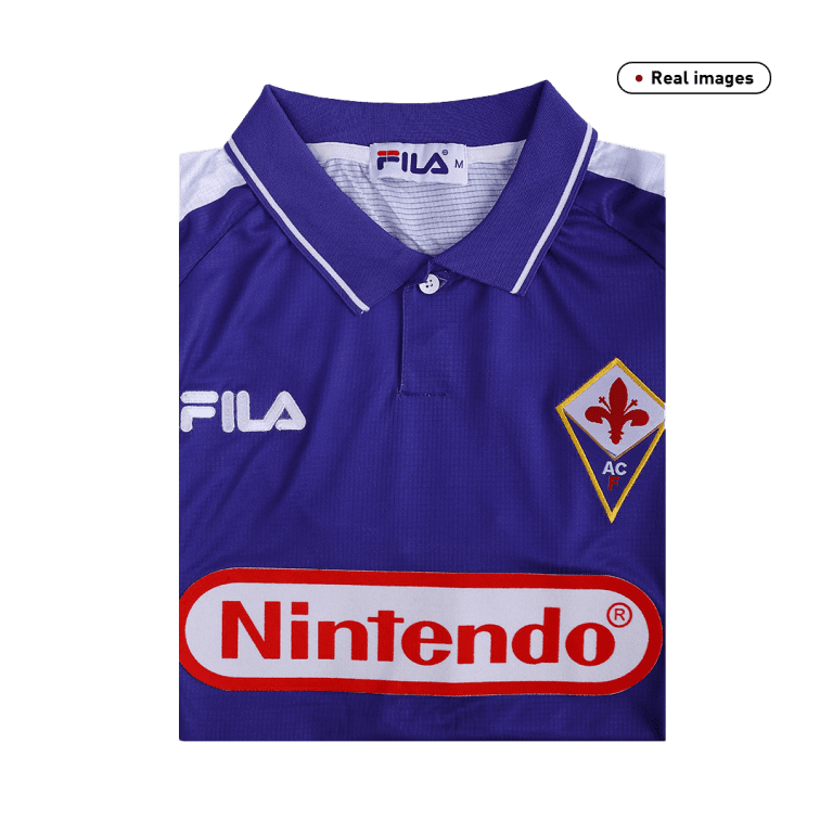 Men's Retro 1998/99 Fiorentina Home Soccer Jersey Shirt - Best Soccer Jersey - 5