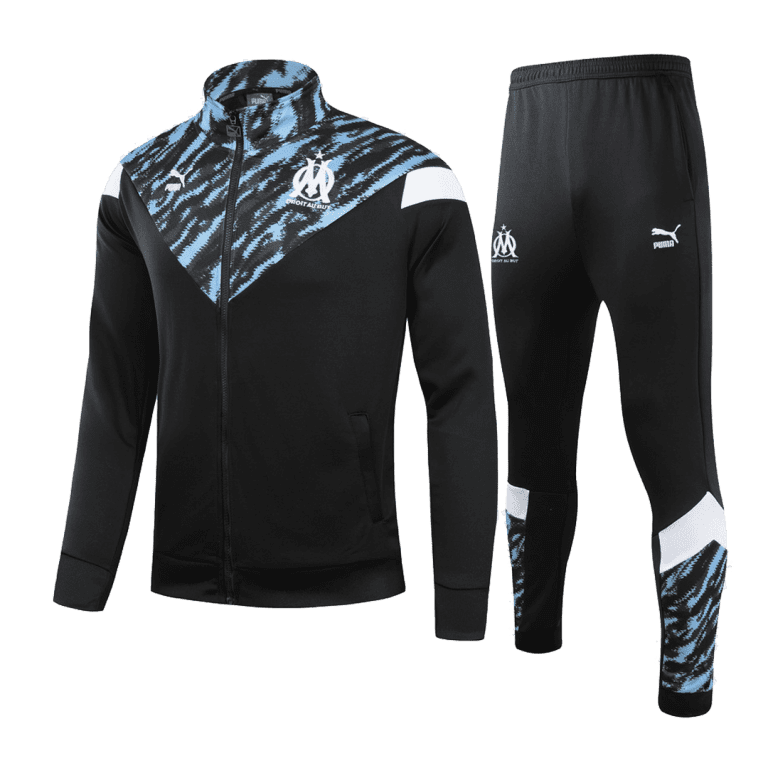 Kids Marseille High Neck Collar Training Jacket Kit(Jacket?) 2021/22 - Best Soccer Jersey - 1