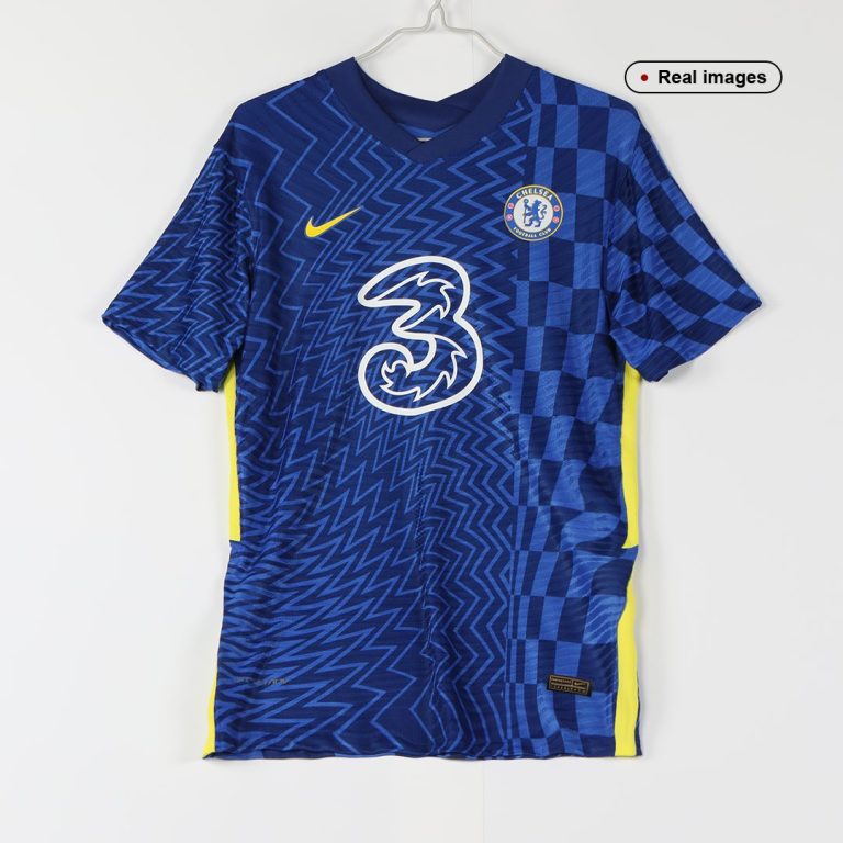 Men's Authentic Chelsea Home Soccer Jersey Shirt 2021/22 - Best Soccer Jersey - 9