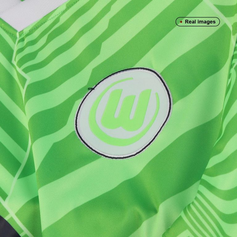 Men's Replica Wolfsburg Home Soccer Jersey Shirt 2021/22 - Best Soccer Jersey - 5