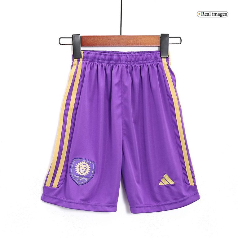 Kids Orlando City Home Soccer Jersey Kit (Jersey+Shorts) 2023 - Best Soccer Jersey - 4