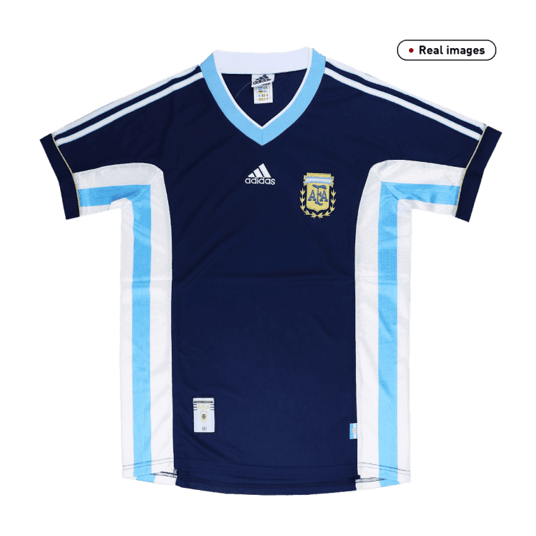 Men's Retro 1998 World Cup Argentina Away Soccer Jersey Shirt - Best Soccer Jersey - 2
