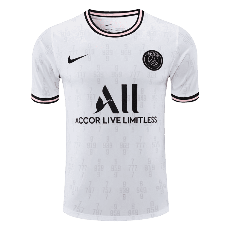 PSG Training Soccer Jersey Kit(Jersey??) 2021/22 - White - Best Soccer Jersey - 3