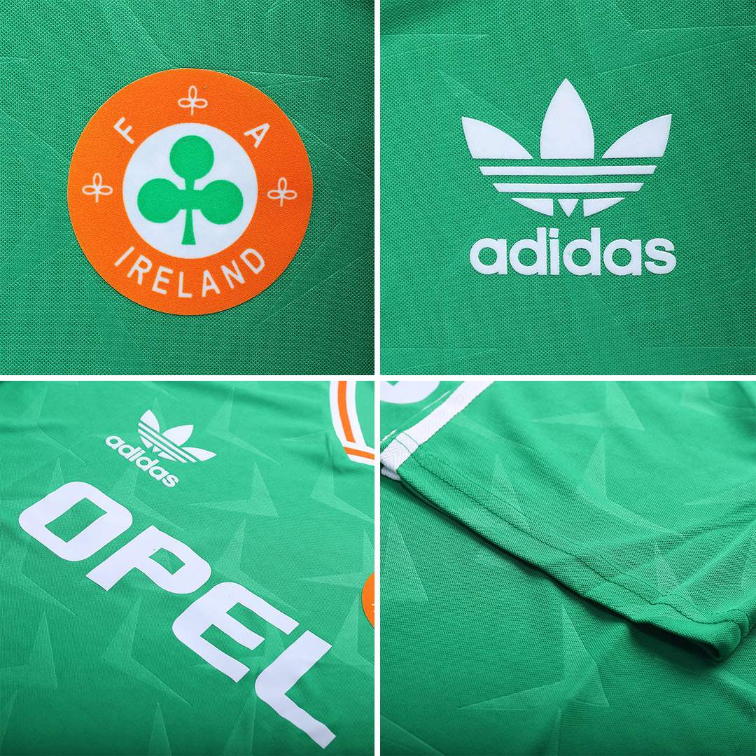 Men's Retro 1990 Ireland Home Soccer Jersey Shirt - Best Soccer Jersey - 13
