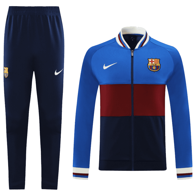 Men's Barcelona Training Jacket Kit (Jacket?) 2021/22 - Best Soccer Jersey - 2