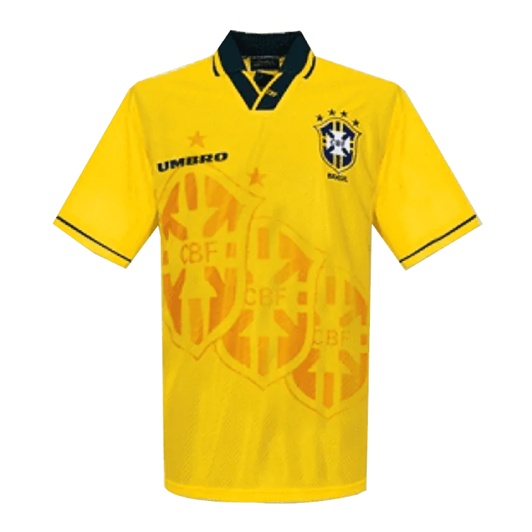 Men's Retro 1993/94 Brazil Home Soccer Jersey Shirt - World Cup Champion - Best Soccer Jersey - 1