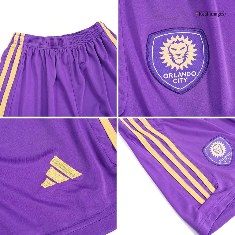 Kids Orlando City Home Soccer Jersey Kit (Jersey+Shorts) 2023 - Best Soccer Jersey - 11