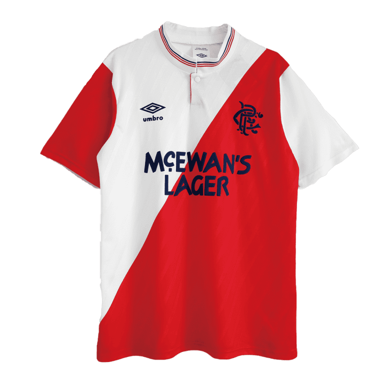Men's Retro 1987/88 Glasgow Rangers Away Soccer Jersey Shirt - Best Soccer Jersey - 1