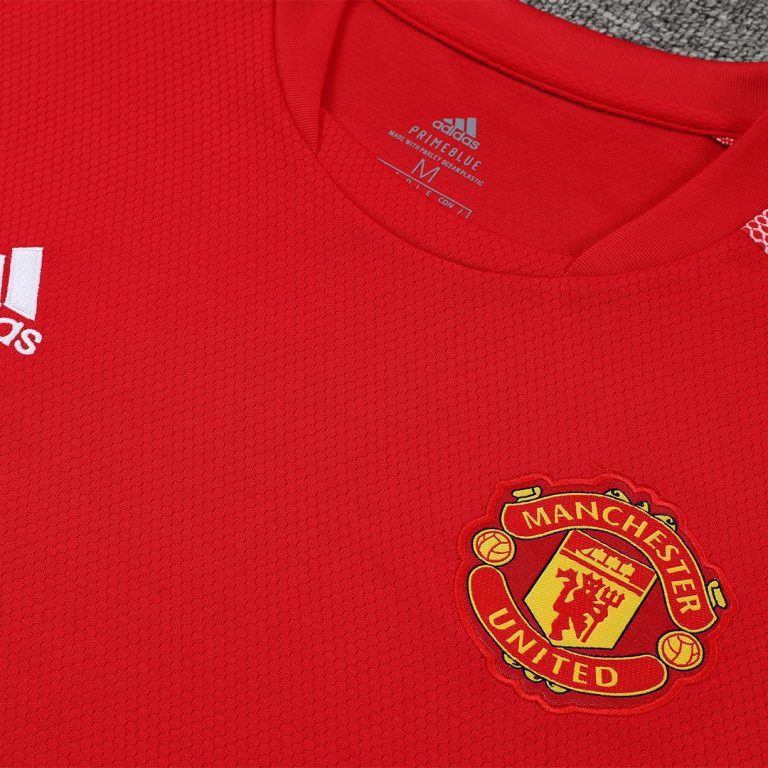 Men's Replica Manchester United Training Soccer Jersey Shirt 2021/22 - Best Soccer Jersey - 5