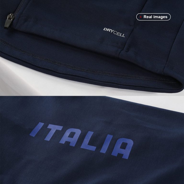 Men's Italy Hoodie Training Kit (Jacket?) 2021/22 - Best Soccer Jersey - 14