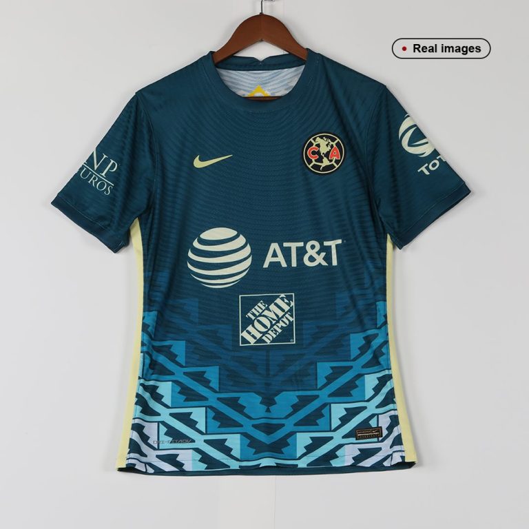 Men's Authentic Club America Aguilas Away Soccer Jersey Shirt 2021/22 - Best Soccer Jersey - 9