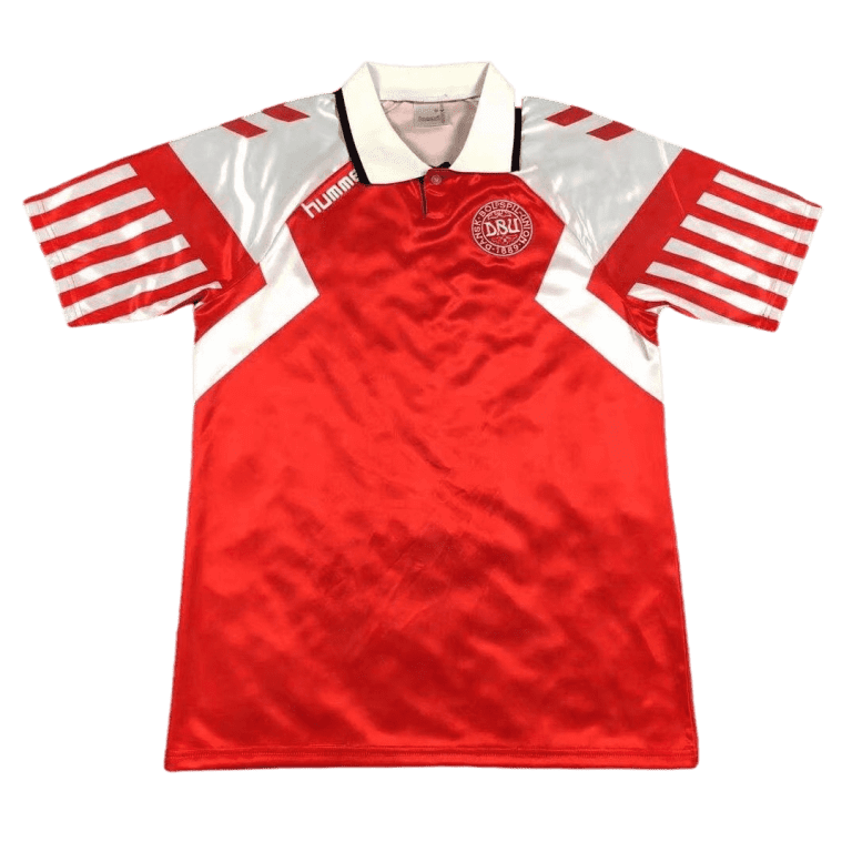 Men's Retro 1992 Denmark Home Soccer Jersey Shirt - Best Soccer Jersey - 1