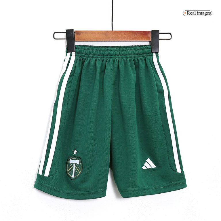 Kids Portland Timbers Home Soccer Jersey Kit (Jersey+Shorts) 2023 - Best Soccer Jersey - 4