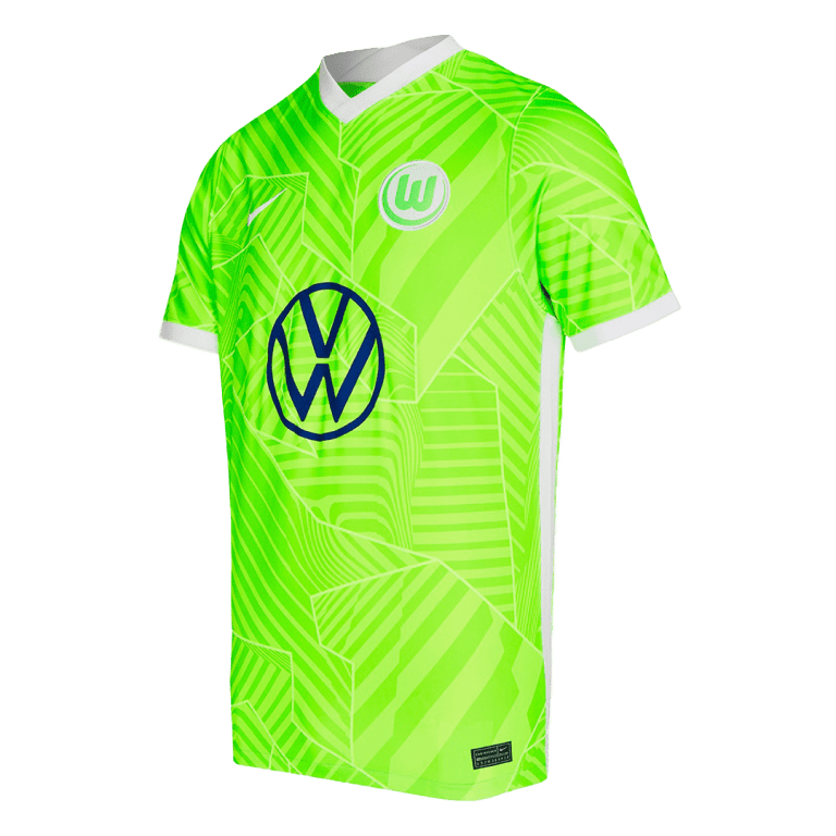Men's Replica Wolfsburg Home Soccer Jersey Shirt 2021/22 - Best Soccer Jersey - 2