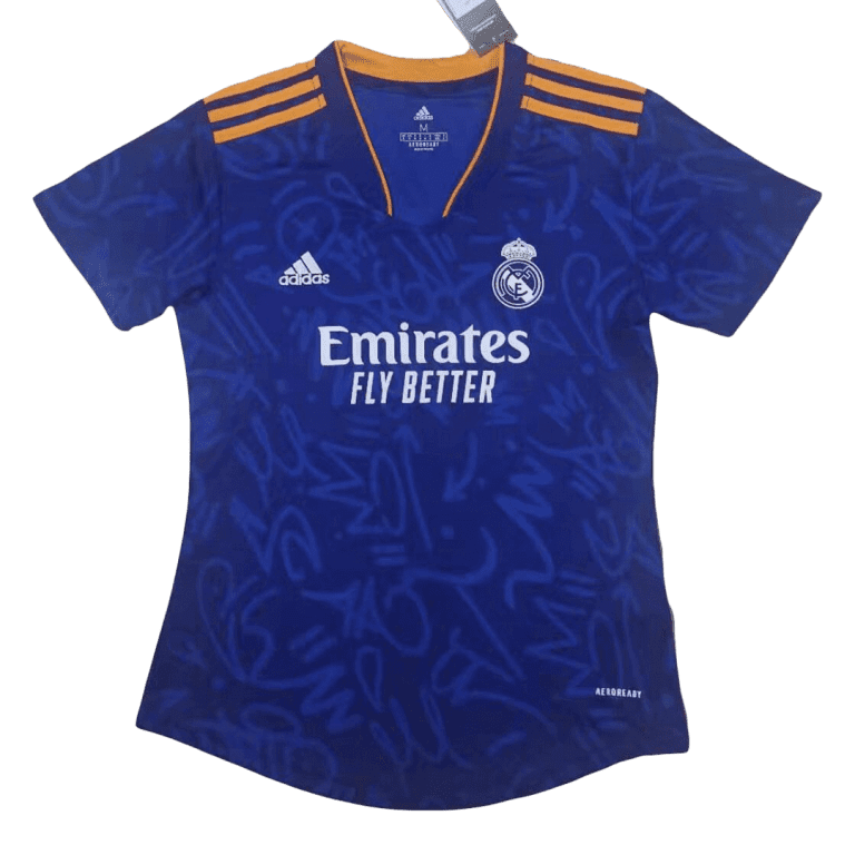 Women's Replica Real Madrid Away Soccer Jersey Shirt 2021/22 - Best Soccer Jersey - 3