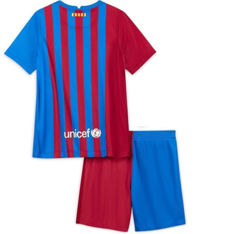 Kids Barcelona Home Soccer Jersey Kit (Jersey??) 2021/22 - Best Soccer Jersey - 2