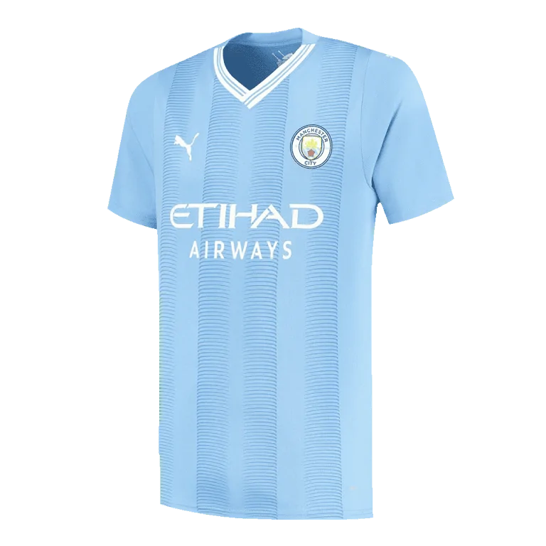 Men's Replica HAALAND #9 Manchester City Home Soccer Jersey Shirt 2023/24 - Best Soccer Jersey - 2