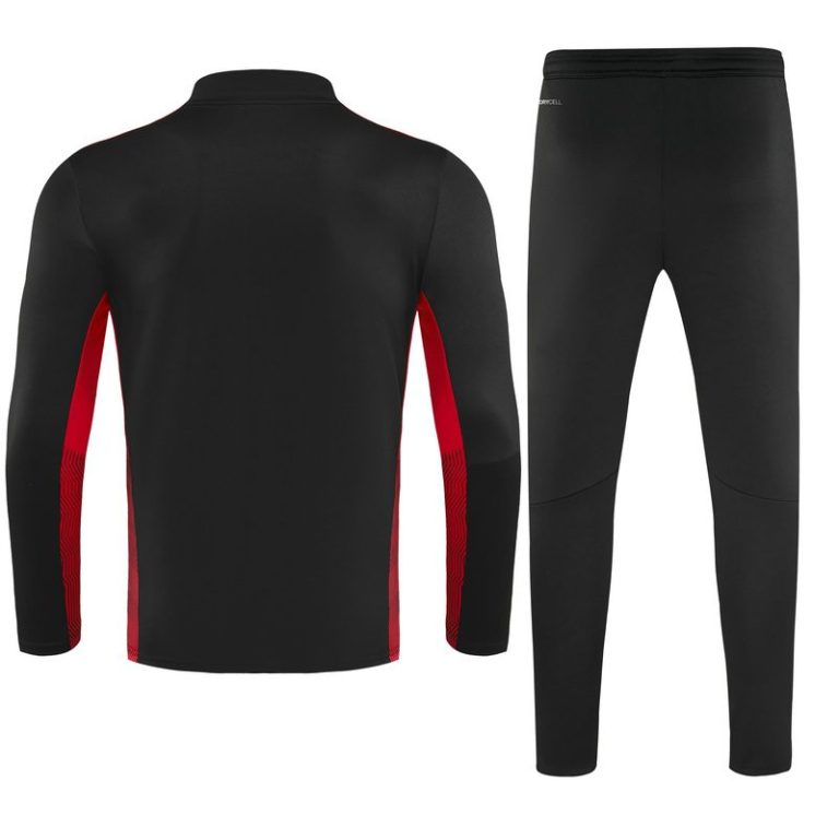 Men's AC Milan Zipper Tracksuit Sweat Shirt Kit (TopÈË??) 2021/22 - Best Soccer Jersey - 2