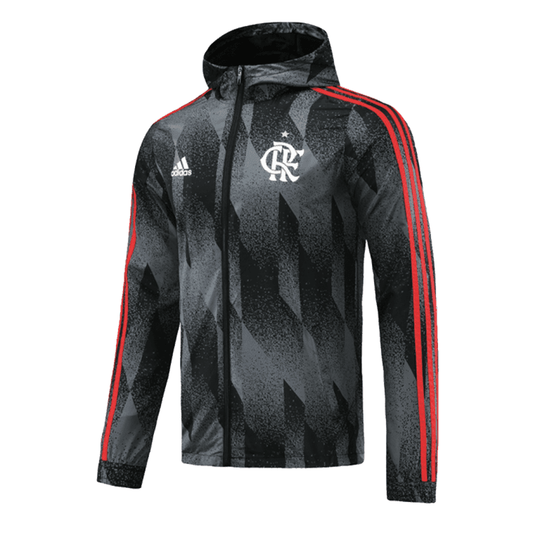 Men's CR Flamengo Windbreaker Hoodie Jacket 2021/22 - Best Soccer Jersey - 2