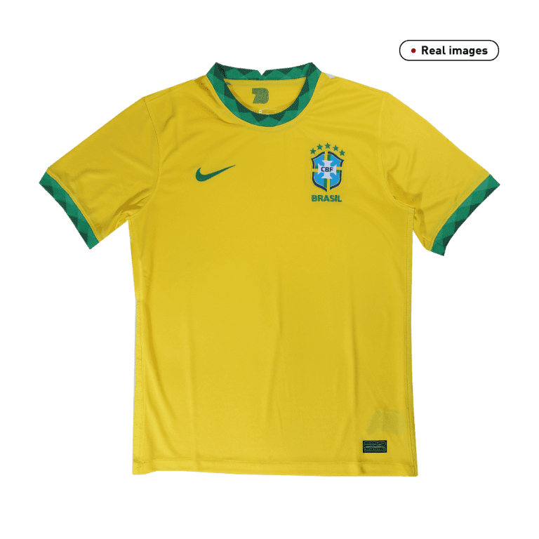 Men's Replica NEYMAR JR #10 Brazil Home Soccer Jersey Shirt 2021 - Best Soccer Jersey - 3