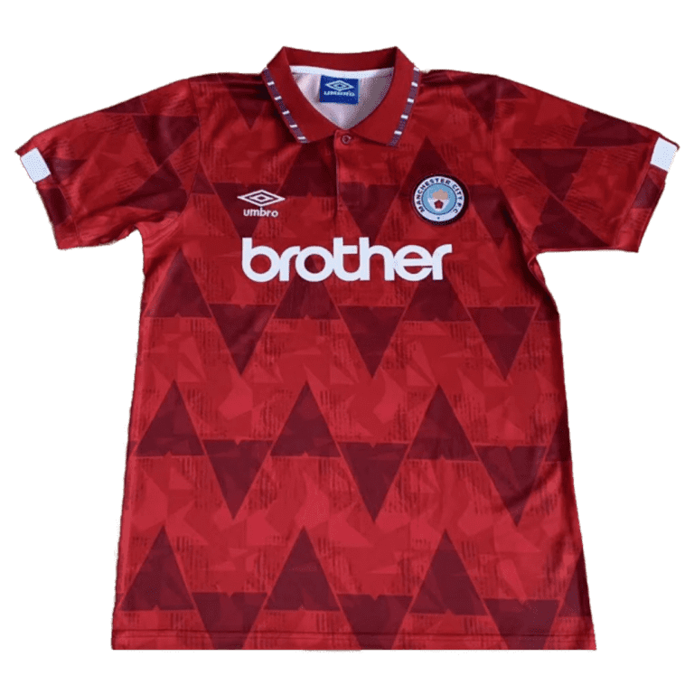 Men's Retro 1991 Manchester City Away Soccer Jersey Shirt - Best Soccer Jersey - 1