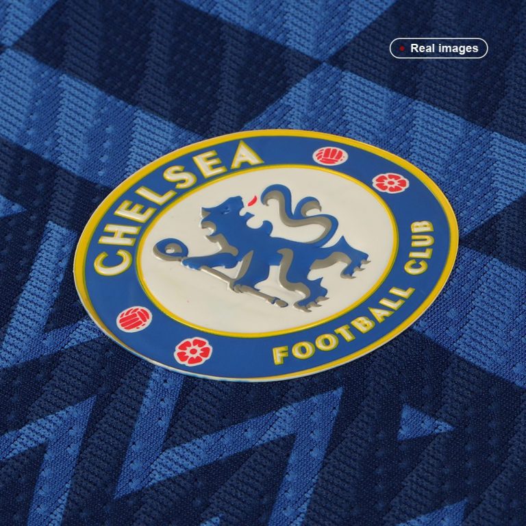 Men's Authentic Chelsea Home Soccer Jersey Shirt 2021/22 - Best Soccer Jersey - 4