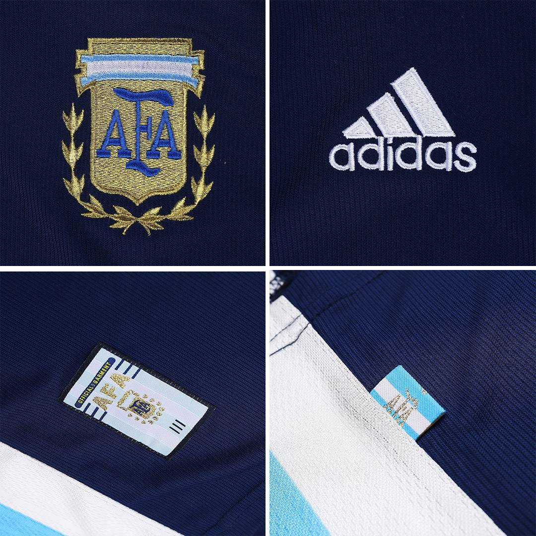 Men's Retro 1998 World Cup Argentina Away Soccer Jersey Shirt - Best Soccer Jersey - 12