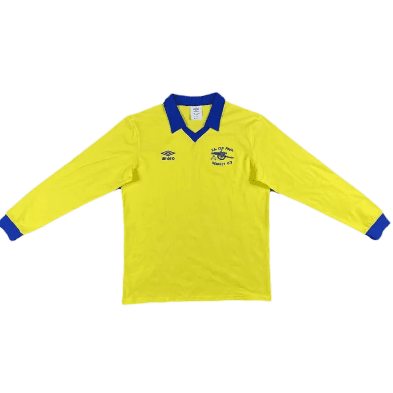 Men's Retro 1971 Replica Arsenal Away Long Sleeves Soccer Jersey Shirt - Best Soccer Jersey - 1