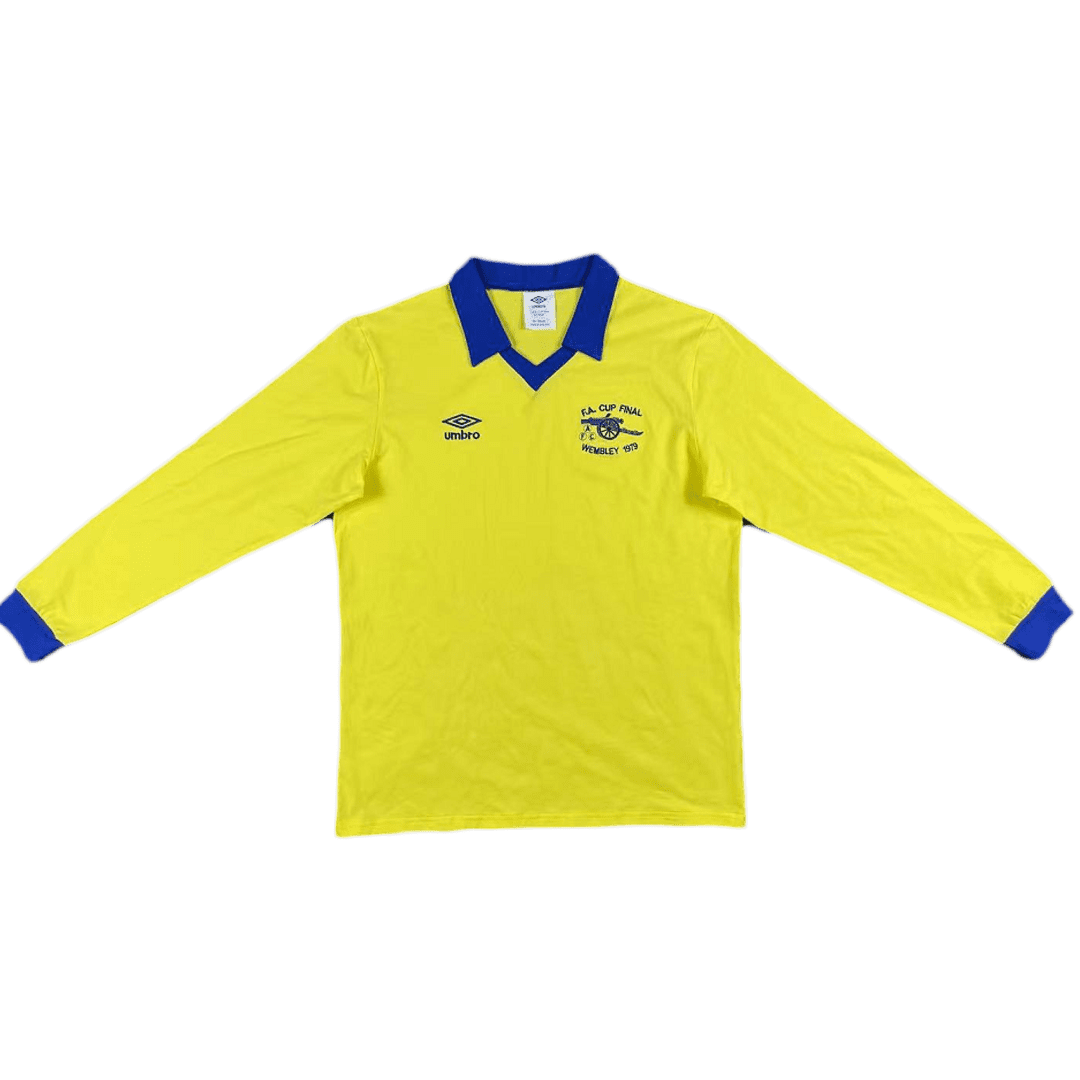 Men’s Retro 1971 Replica Arsenal Away Long Sleeves Soccer Jersey Shirt