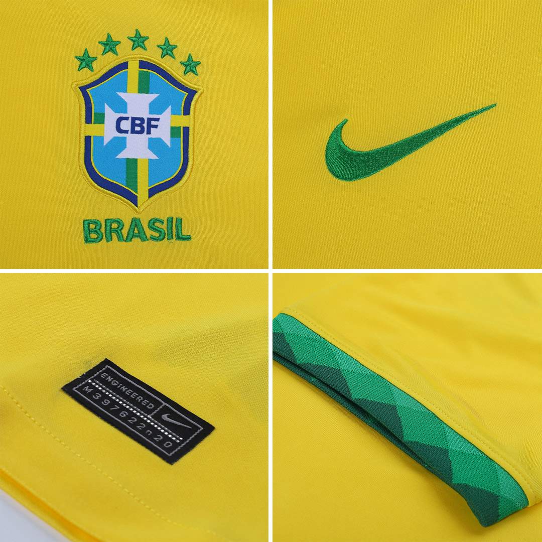 Men's Replica Brazil Home Soccer Jersey Kit (Jersey??) 2021 - Best Soccer Jersey - 8