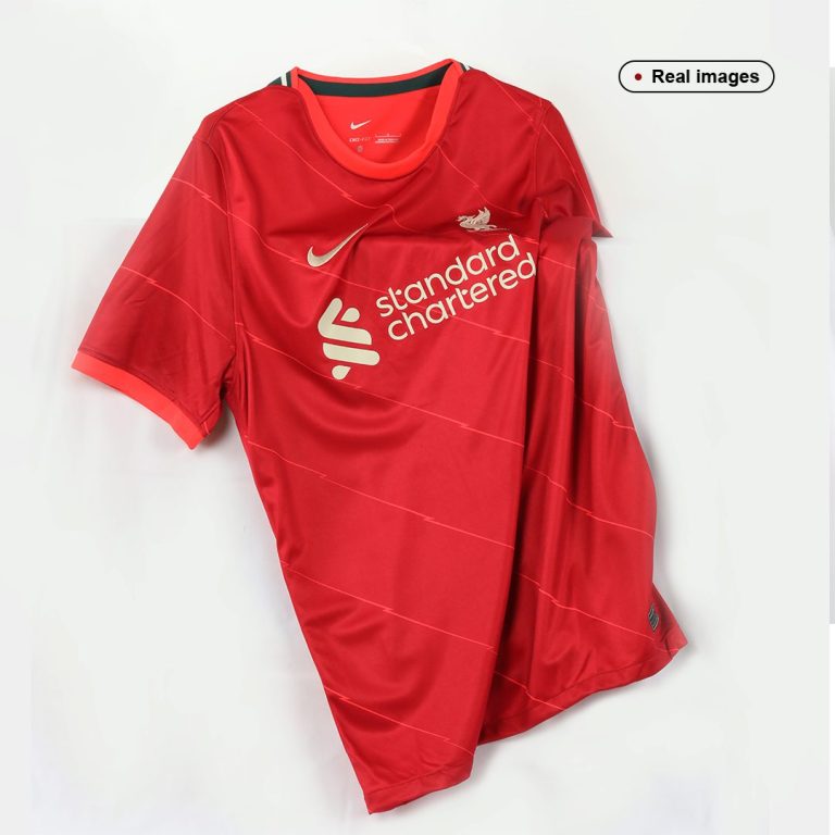 Men's Replica Liverpool Home Soccer Jersey Shirt 2021/22 - Best Soccer Jersey - 7