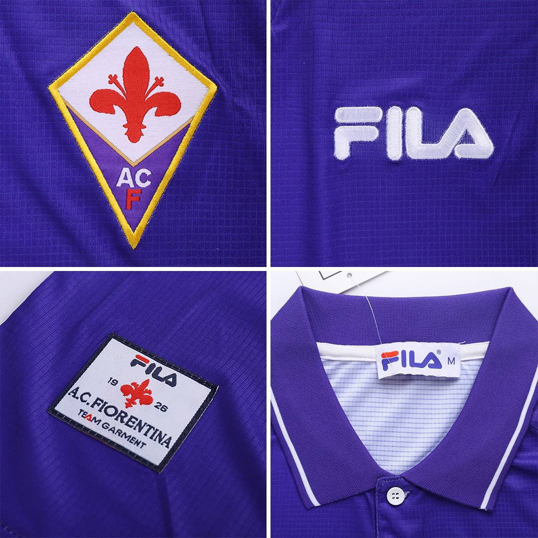 Men's Retro 1998/99 Fiorentina Home Soccer Jersey Shirt - Best Soccer Jersey - 11