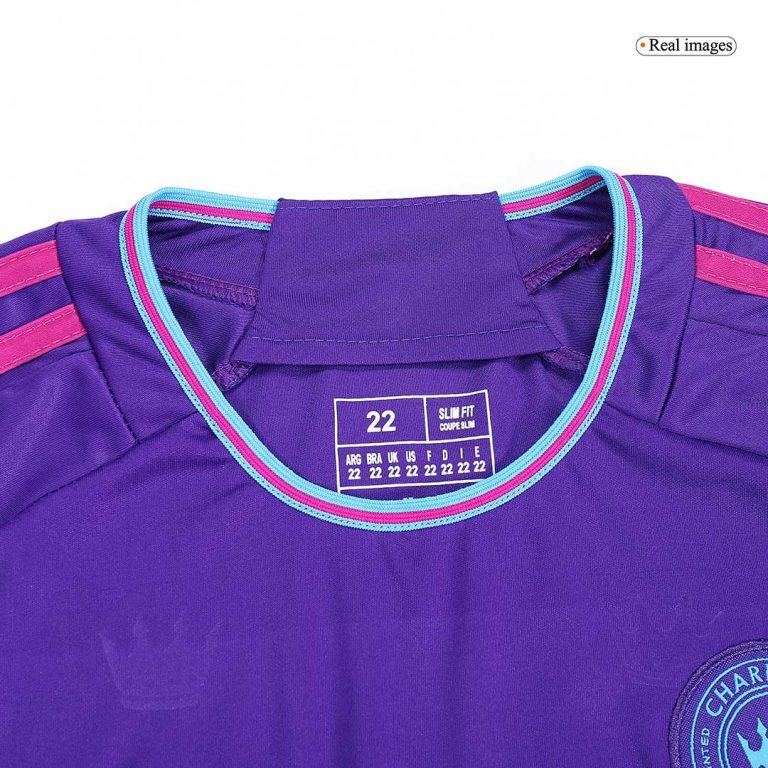Kids Charlotte FC Away Soccer Jersey Kit (Jersey+Shorts) 2023 - Best Soccer Jersey - 6