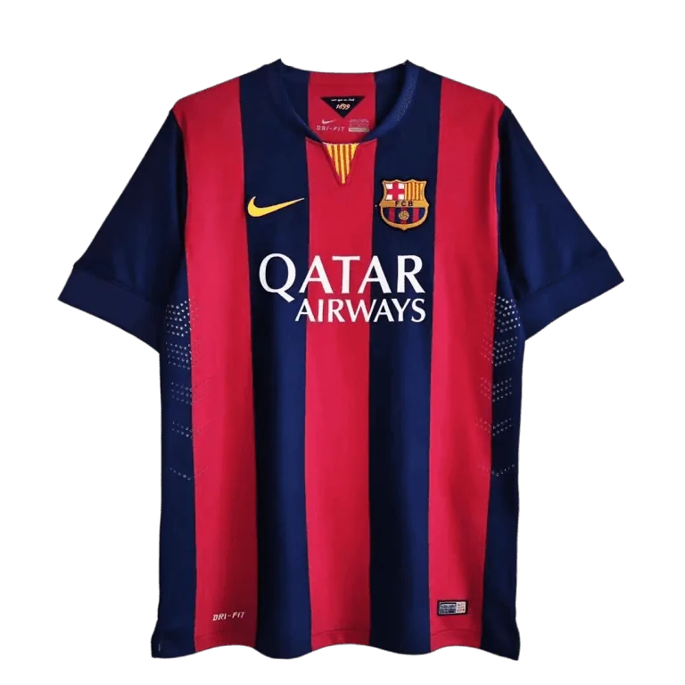 Men's Retro 2014/15 Barcelona Home Soccer Jersey Shirt - Best Soccer Jersey - 1