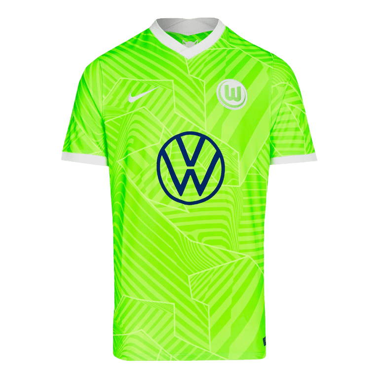 Men's Replica Wolfsburg Home Soccer Jersey Shirt 2021/22 - Best Soccer Jersey - 1