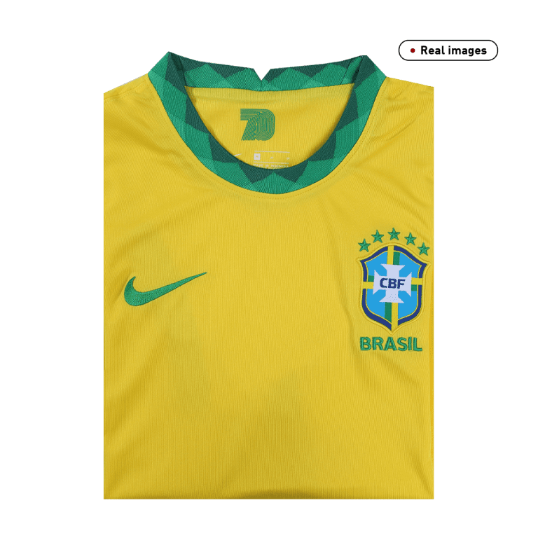 Men's Replica NEYMAR JR #10 Brazil Home Soccer Jersey Shirt 2021 - Best Soccer Jersey - 5