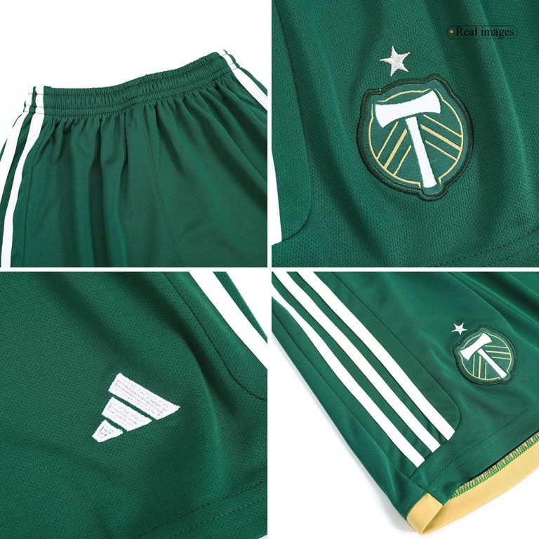 Kids Portland Timbers Home Soccer Jersey Kit (Jersey+Shorts) 2023 - Best Soccer Jersey - 11