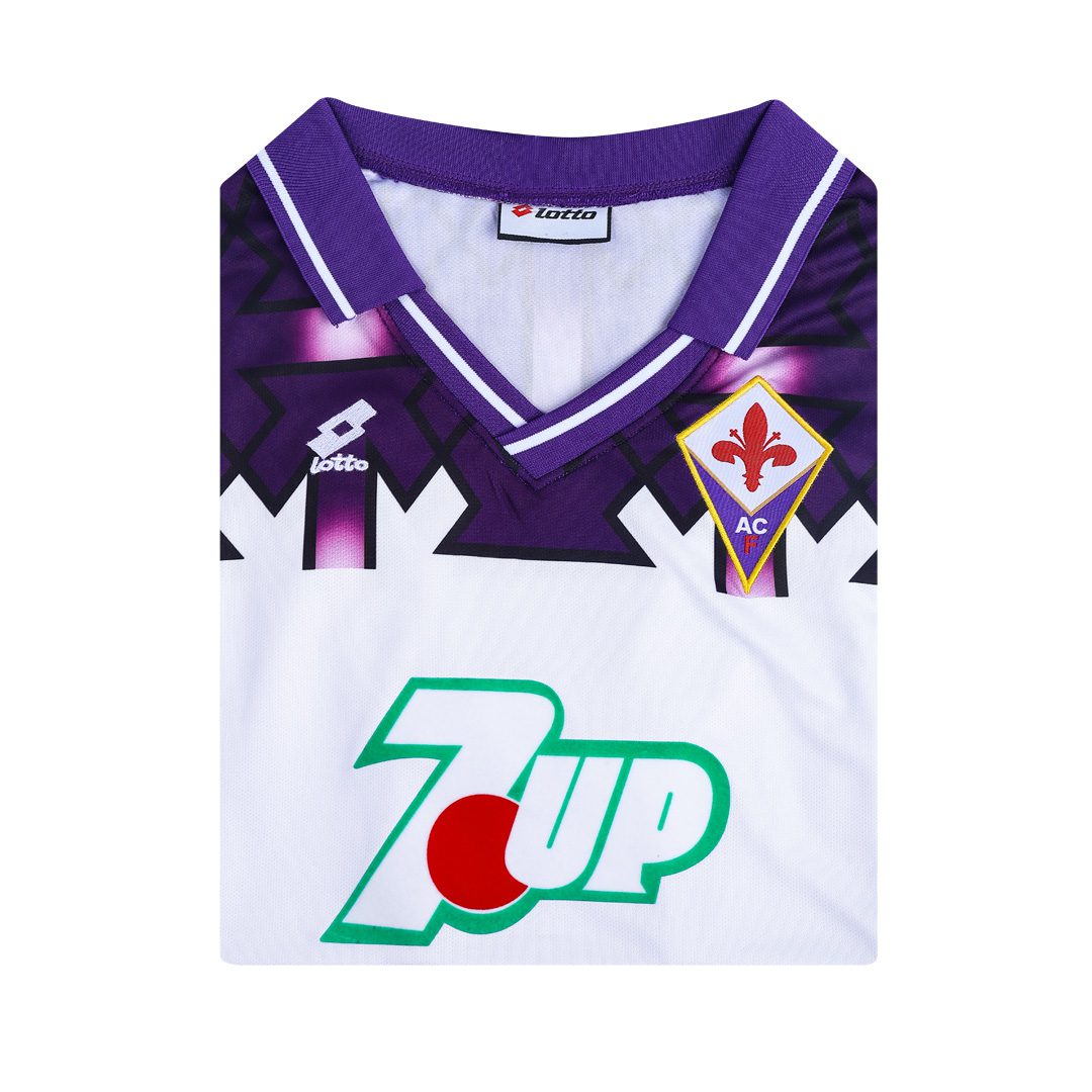 Men's Retro 1992/93 Fiorentina Away Soccer Jersey Shirt Under Armour - Best Soccer Jersey - 11