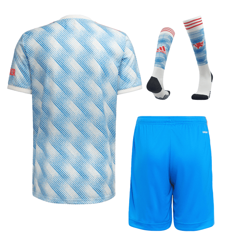 Men's Replica Manchester United Away Soccer Jersey Whole Kit (Jersey????) 2021/22 - Best Soccer Jersey - 2