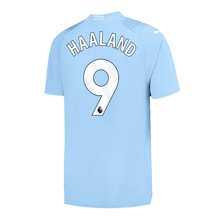 Men's Replica HAALAND #9 Manchester City Home Soccer Jersey Shirt 2023/24 - Best Soccer Jersey - 3