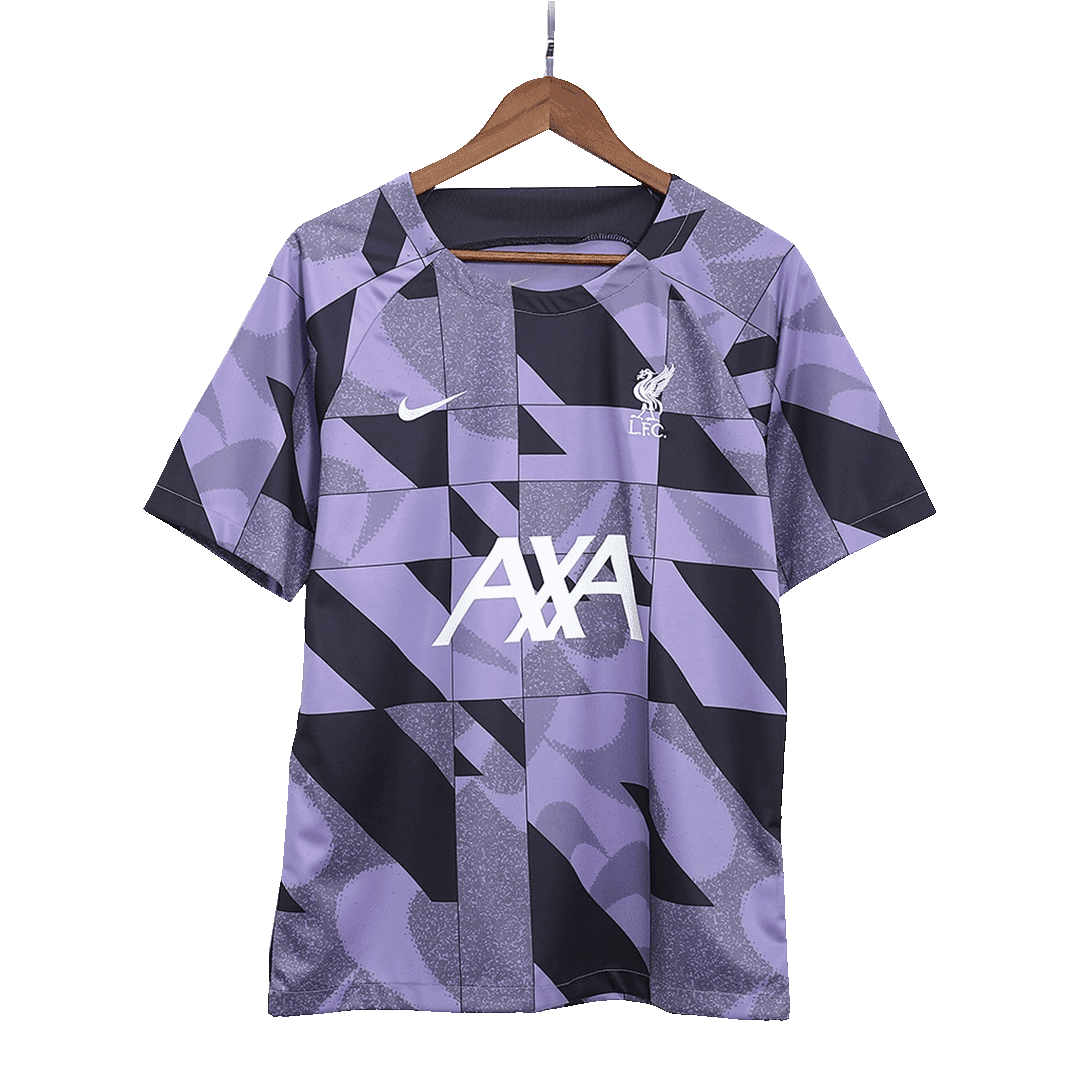 Men’s Replica Liverpool Pre-Match Training Soccer Jersey Shirt 2023/24