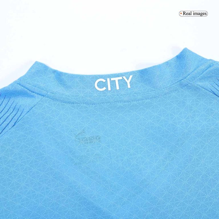 Men's Authentic Manchester City CHAMPIONS OF EUROPE #23 Home Soccer Jersey Shirt 2023/24 - Best Soccer Jersey - 13