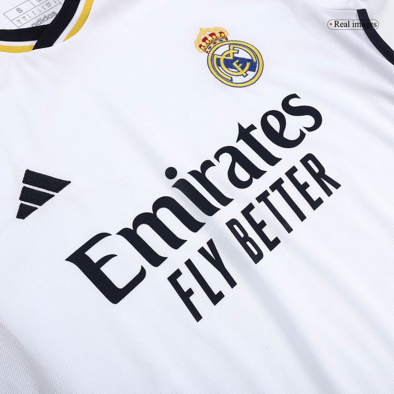 Men's Replica ALABA #4 Real Madrid Home Soccer Jersey Shirt 2023/24 - Best Soccer Jersey - 10