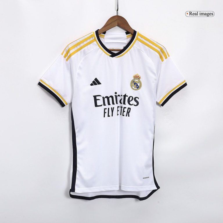 Men Football Jersey Short Sleeves Real Madrid Home 2023/24 TCHOUAMENI #18 Fan Version - Best Soccer Jersey - 7
